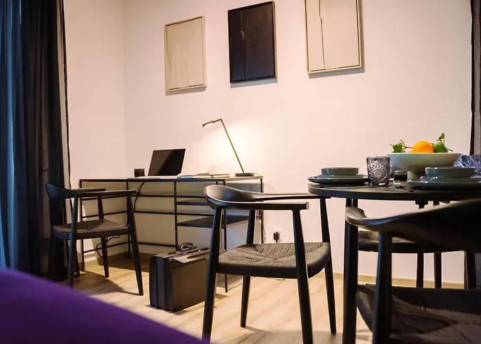 Lio Suite Deluxe Apartment Kueche Terrasse Parken Netflix